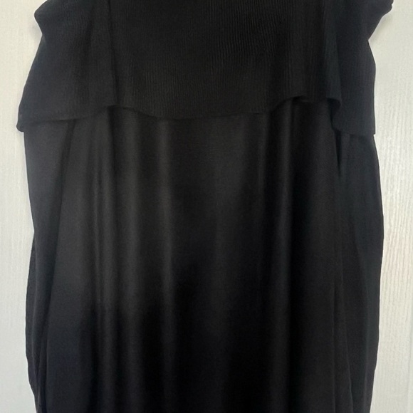 NY & Co open and off shoulder ladies black oversized sweater. NWT XL - Picture 4 of 7